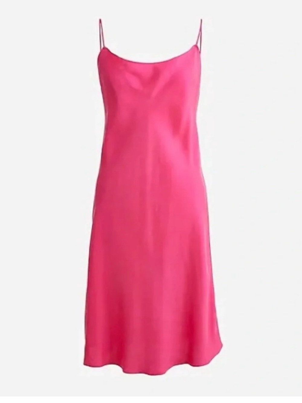 J. Crew | Gwen Cupro-Blend Mini Slip Dress, Pink Color, Size 16 - NWT
